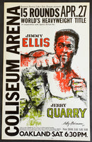 QUARRY, JERRY-JIMMY ELLIS  ON SITE POSTER (1968)