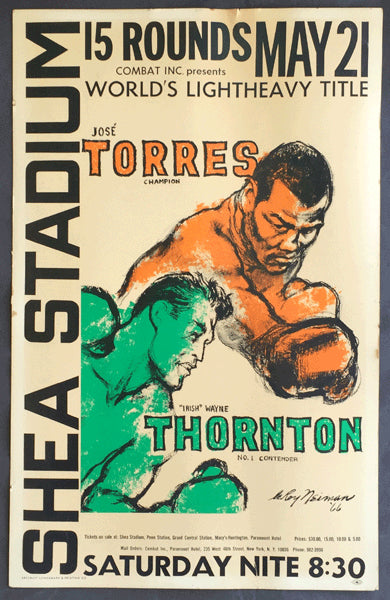 TORRES, JOSE-WAYNE THORNTON ON SITE POSTER (1966)