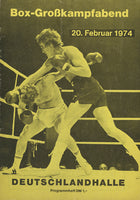 DAGGE, ECKHARD-DENNY MOYER OFFICIAL PROGRAM (1974)