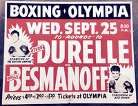 DURELLE, YVON-WILLIE BESMANOFF ON SITE POSTER (1957)