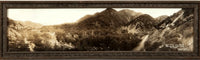 DEMPSEY, JACK TRAINING CAMP PANORAMA PHOTO (1927-TRAINING FOR LONG COUNT)