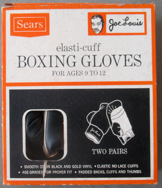 LOUIS, JOE ORIGINAL STORE MODEL BOXING GLOVES (WITH ORIGINAL BOX)