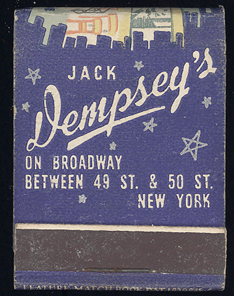 DEMPSEY, JACK RESTAURANT MATCHES