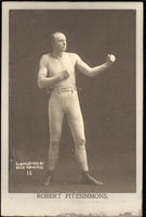 FITZSIMMONS, ROBERT CABINET CARD (1899-AS WORLD HEAVYWEIGHT CHAMPION)