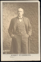 FITZSIMMONS, ROBERT CABINET CARD (1899-AS WORLD HEAVYWEIGHT CHAMPION)