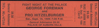 FOREMAN, GEORGE-BOBBY HITZ FULL TICKET (1988)
