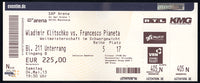 KLITSCHKO, WLADIMIR-FRANCESCO PIANETA FULL TICKET (2013)