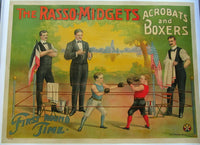RASSO MIDGETS ORIGINAL POSTER (EARLY 20TH CENTURY)