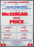 MCGUIGAN, BARRY-TERRY PIZZARO ON SITE POSTER (1981)