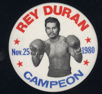 DURAN, ROBERTO SOUVENIR PIN (1980-2ND LEONARD FIGHT)