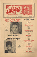 BURGESS, LUTHER-JOCK LESLIE OFFICIAL PROGRAM (1948-EDDIE FUTCH COLLECTION)