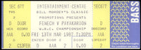 FENECH, JEFF-SAMART PAYAKAROON FULL TICKET (1987)