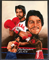 DURAN, ROBERTO SIGNED ORIGINAL ARTWORK