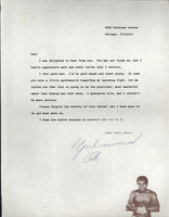 ALI, MUHAMMAD VINTAGE SIGNED LETTER (1970'S-RE: UPCOMING FIGHT)