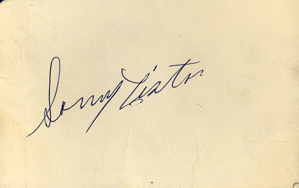 LISTON, SONNY INK SIGNATURE (PSA/DNA)