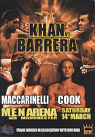 KHAN, AMIR-MARCO ANTONIO BARRERA OFFICIAL PROGRAM (