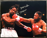 MERCER, RAY SIGNED LARGE FORMAT PHOTO (LEWIS FIGHT-AUTHENTICATED BY PSA/DNA)