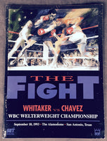 CHAVEZ, JULIO CESAR-PERNELL WHITAKER OFFICIAL PROGRAM (1993)