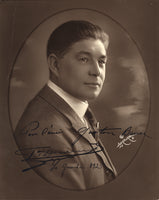 DESCAMPS, FRANCOIS SIGNED STUDIO PHOTOGRAPH (MANAGED CARPENTIER)