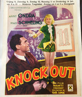 SCHMELING, MAX & ANNY ONDRA (HIS WIFE) MOVIE POSTER FOR KNOCK-OUT