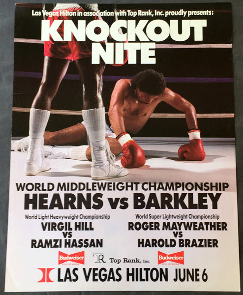 HEARNS, THOMAS-IRAN BARKLEY I ON SITE POSTER (1988)