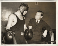 BRADDOCK, JIM & JOE GOULD WIRE PHOTO (1937)