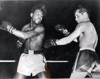 ROBINSON, SUGAR RAY-CARL "BOBO" OLSON WIRE PHOTO (1952)