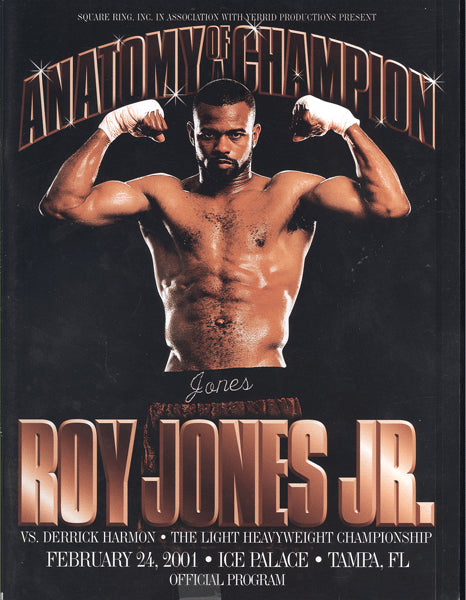 JONES, JR., ROY-DERRICK HARMON OFFICIAL PROGRAM (2001)