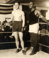 CARPENTIER, GEORGES & JOE JEANNETTE TYPE 1 ANTIQUE PHOTO (CIRCA 1920)