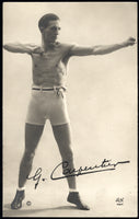 CARPENTIER, GEORGES REAL PHOTO POSTCARD (1921)