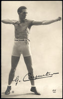 CARPENTIER, GEORGES REAL PHOTO POSTCARD (1921)