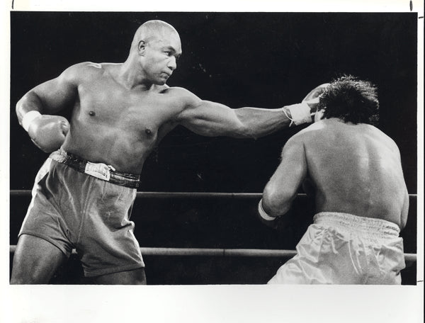 FOREMAN, GEORGE-ROCKY SEKORSKI ORIGINAL PHOTO (1987)