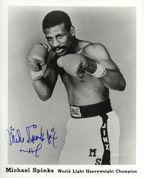 SPINKS, MICHAEL SIGNED PHOTO