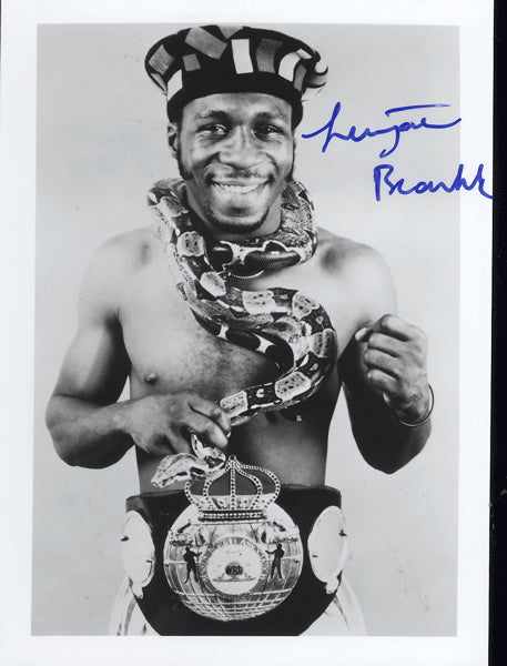 BRAMBLE, LIVINGSTON SIGNED PHOTO