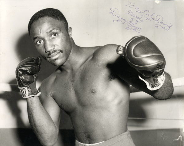MOORE, DAVEY SIGNED PHOTO (FEATHERWEIGHT)
