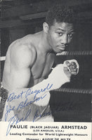 ARMSTEAD, PAULIE SIGNED PHOTO POSTCARD