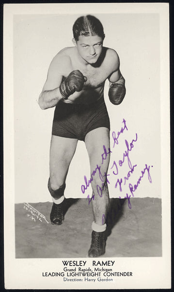 RAMEY, WESLEY SIGNED PROMO PHOTO