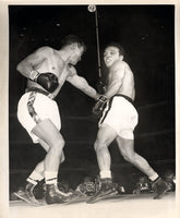 LAMOTTA, JAKE-LAURENT DAUTHUILLE WIRE PHOTO (1950)