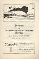 JOHANSSON, INGEMAR AMATEUR OFFICIAL PROGRAM (1950)