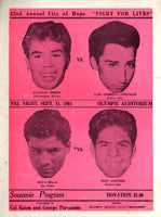TORRES, ALACRAN-LUIS GONZALEZ & RAUL ROJAS-ELOY SANCHEZ OFFICIAL PROGRAM (1964)