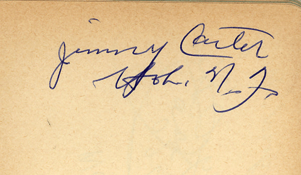 CARTER, JIMMY INK SIGNATURE