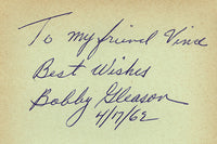 GLEASON, BOBBY INK SIGNATURE