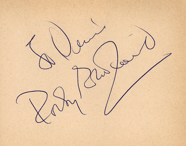 GRAZIANO, ROCKY INK SIGNATURE (SIGNED IN 1962)