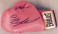 LEONARD, SUGAR RAY SIGNED BOXING GLOVE (JSA AUTHENTICATED)