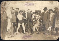 WOLGAST, AD-HARLEM TOMMY MURPHY ORIGINAL ANTIQUE PHOTO (1913-SQUARING OFF)