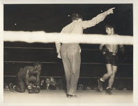 CHOCOLATE, KID-PETEY HAYES WIRE PHOTO (1934-3RD ROUND)
