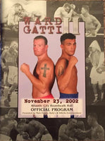 GATTI, ARTURO-MICKY WARD II OFFICIAL PROGRAM (2002)