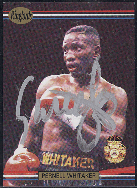 WHITAKER, PERNELL SIGNED RINGLORDS CARD (1991)