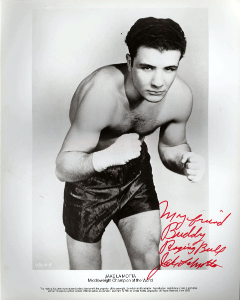 LAMOTTA, JAKE SIGNED PHOTO