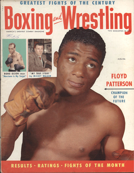 BOXING AND WRESTLING MAGAZINE (AUGUST 1955)